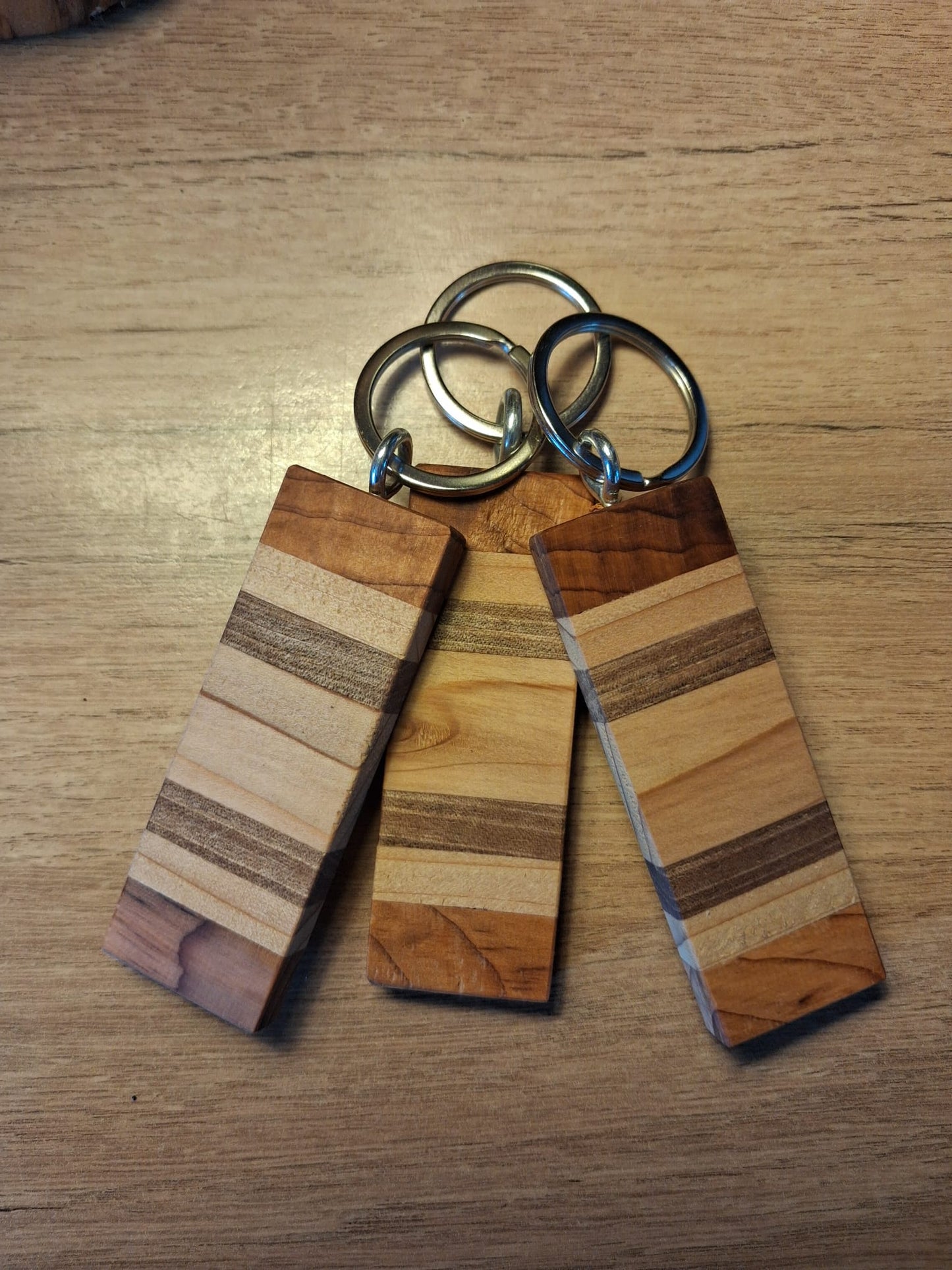 porte clef en bois