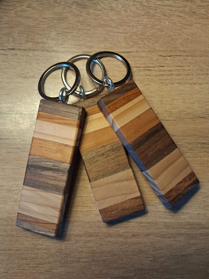 porte clef en bois