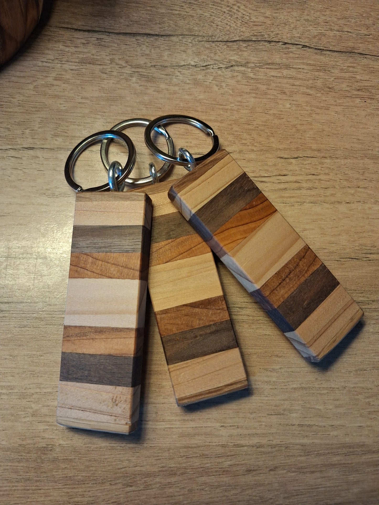 porte clef en bois