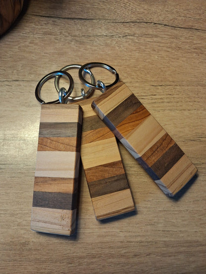 porte clef en bois